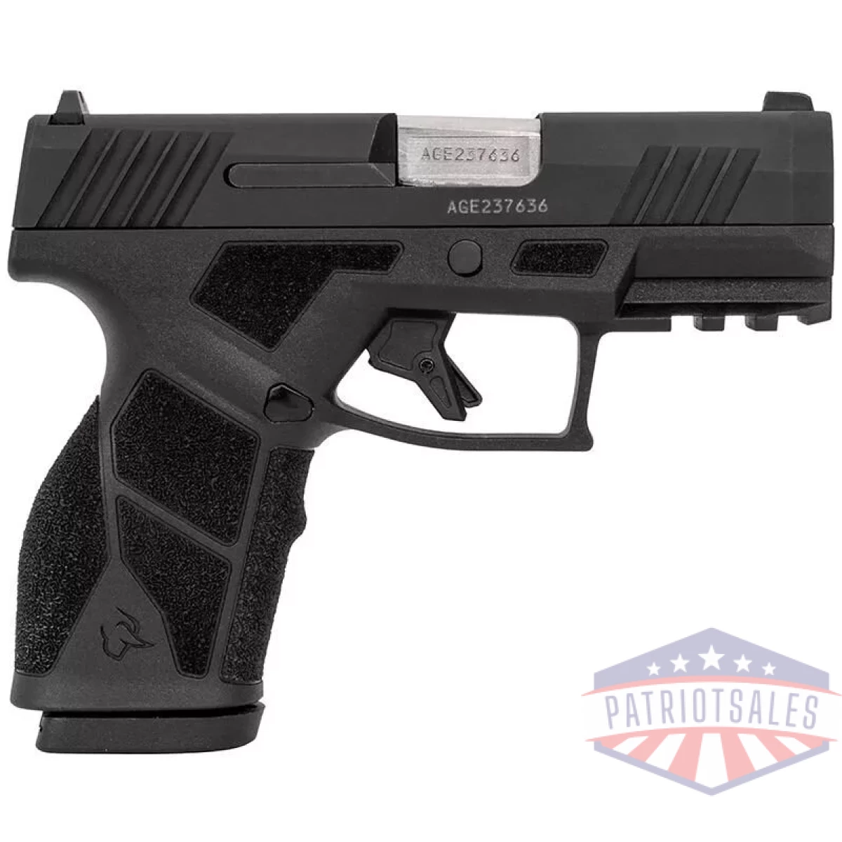 Taurus gx2 handgun 9mm luger 10rd magazines (2) 3. 38" barrel black frame/black slide - image 1