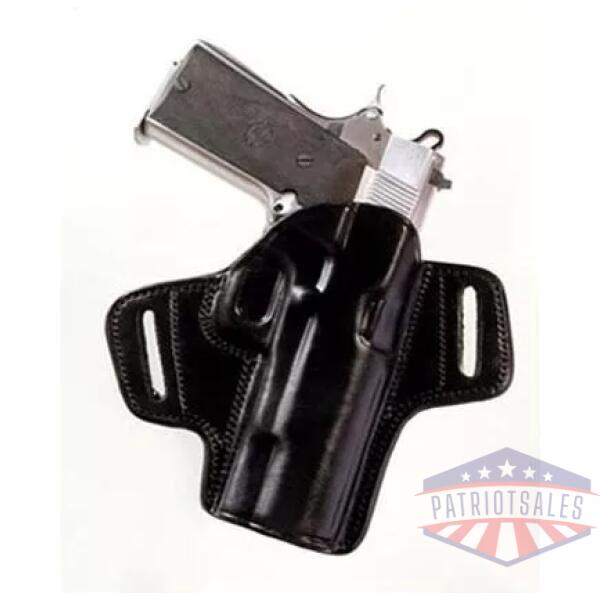 Tagua Gunleather Open Top Belt Holster for Colt Gov't 1911 5" Black Right Hand