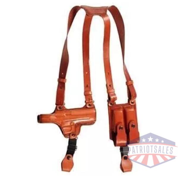 Tagua Gun and Mag Shoulder Holster for Cold 45 Brown RH