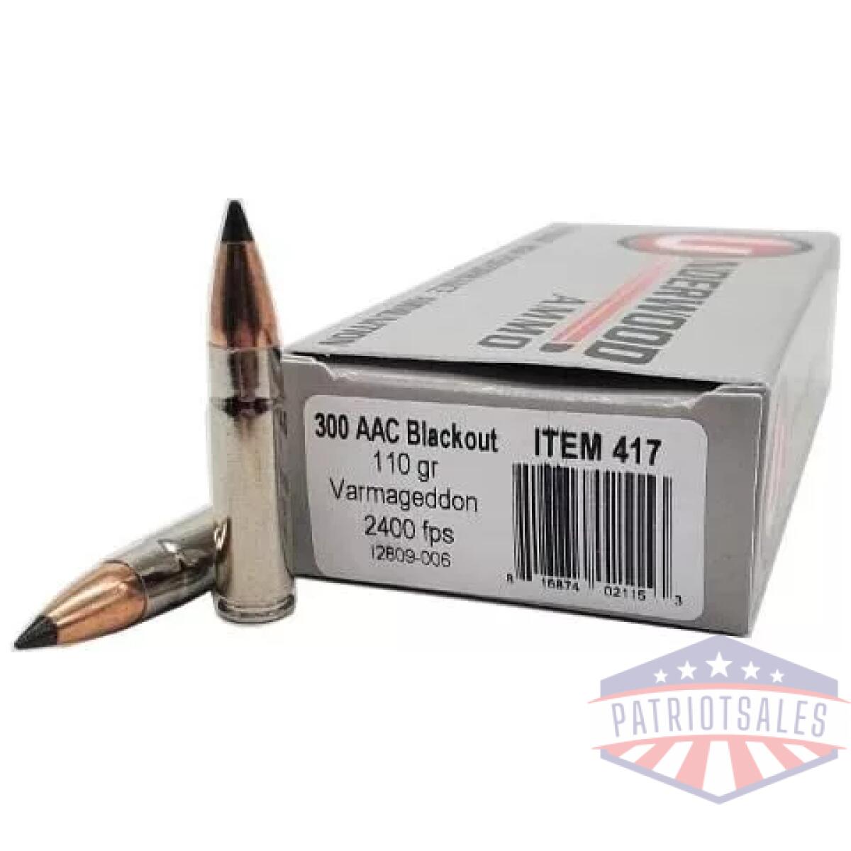 Https3a2f2fmedia. Chattanoogashooting. Com2fimages2fproduct2fub4172fub417. Webp - underwood ammo varmageddon rifle ammunition 300 blackout 110gr pt 2400 fps 20/ct - https3a2f2fmedia. Chattanoogashooting. Com2fimages2fproduct2fub4172fub417