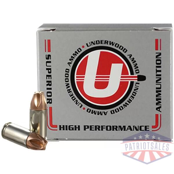 Underwood Ammo Xtreme Defender Handgun Ammunition 9mmLuger (+P+) Luger 90gr Copper Monolithic 1550 fps 20/ct
