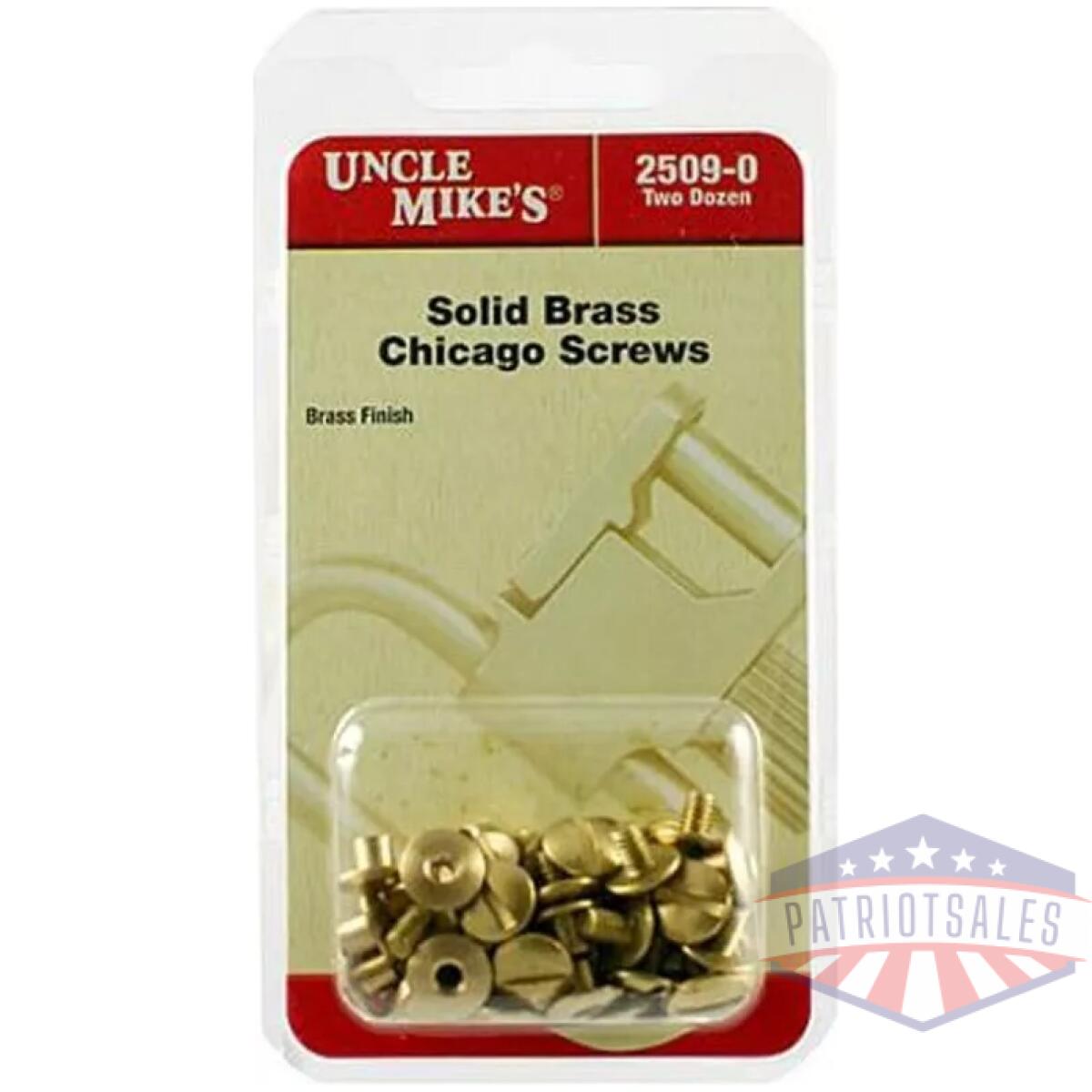 Https3a2f2fmedia. Chattanoogashooting. Com2fimages2fproduct2fum250902fum25090 - uncle mike's chicago brass screws - 24 pack - https3a2f2fmedia. Chattanoogashooting. Com2fimages2fproduct2fum250902fum25090