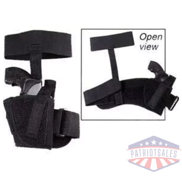 Uncle Mike's #16 Sidekick Ankle Holsters Fits 3-1/4" - 3-3/4" Barrel Med. & Lg. Autos - Right Hand