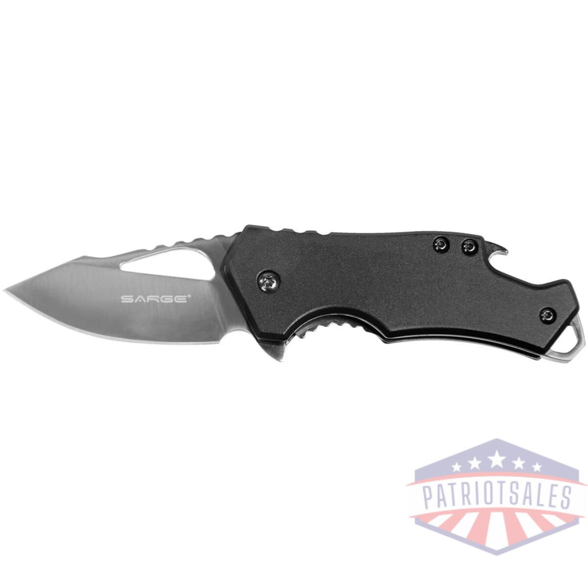 Https3a2f2fmedia. Chattanoogashooting. Com2fimages2fproduct2fvksk502bk2fsk-502bk. Webp - sarge knives black fuse folding knife 2 3/8" blade black with bottle opener - https3a2f2fmedia. Chattanoogashooting. Com2fimages2fproduct2fvksk502bk2fsk 502bk
