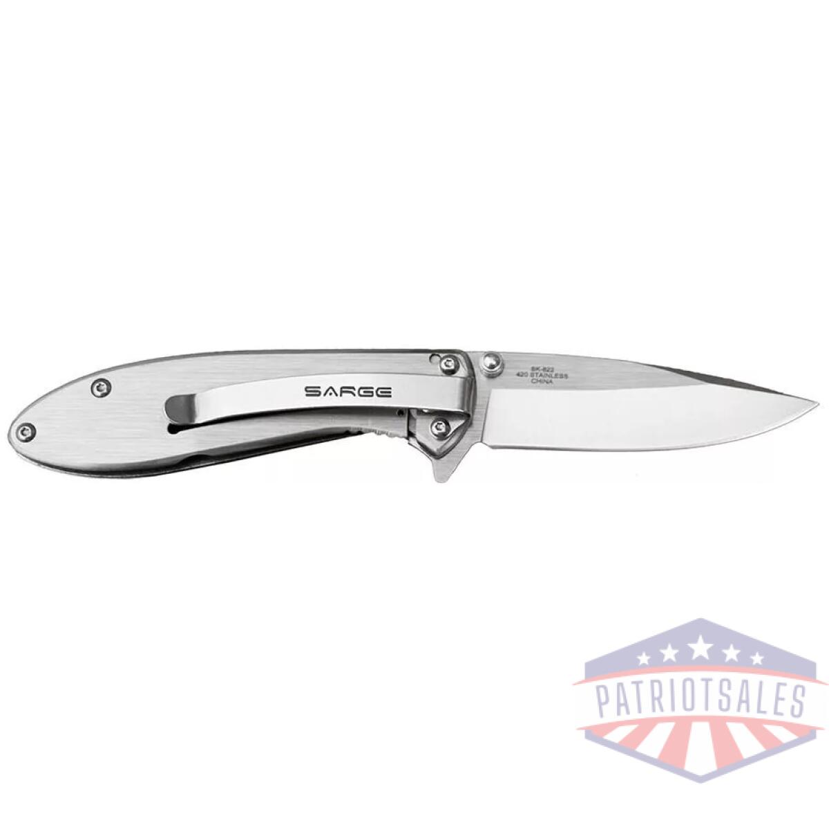 Https3a2f2fmedia. Chattanoogashooting. Com2fimages2fproduct2fvksk8222fvksk822-1. Webp - sarge knives hawk swift assist folder knife 3-1/8" clip point blade chrome - https3a2f2fmedia. Chattanoogashooting. Com2fimages2fproduct2fvksk8222fvksk822 1
