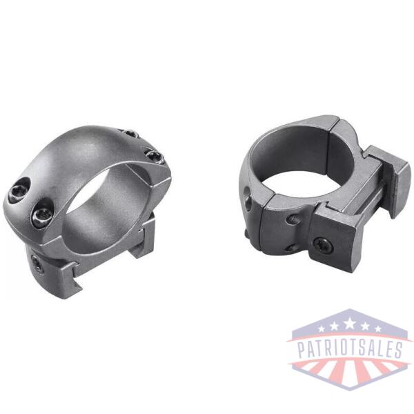 Weaver 2-Piece Grand Slam Steel Top Mount Scope Rings 1" Medium Matte (Windage Adjustable)