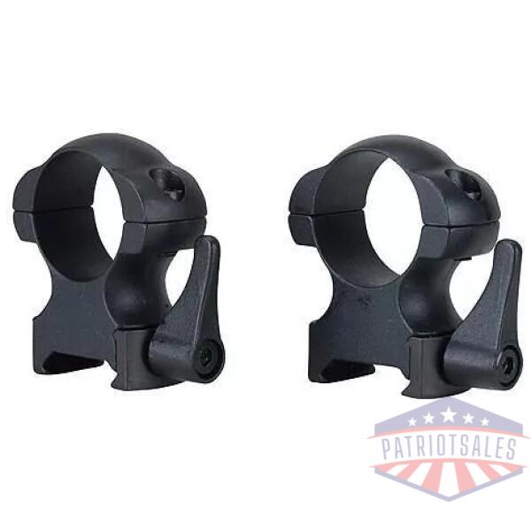 Weaver Grand Slam Leaver-Lok Top Mount Steel Scope Rings 1" X- High Matte