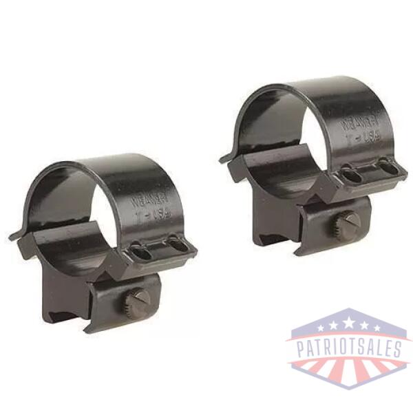 Weaver .22 Tip-Off Ringmount for 3/8" Grooved Receiver - 1" Sure Grip - Black