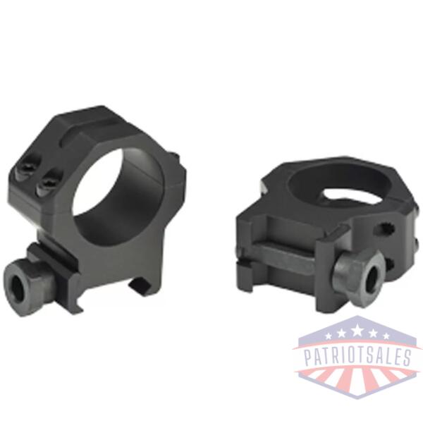 Weaver 4-Hole Tactical Picatinny Aluminum Scope Rings - Matte - 1" High