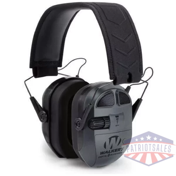Walkers Ultimate Power Muff Quads W/Aft/Electric/Black