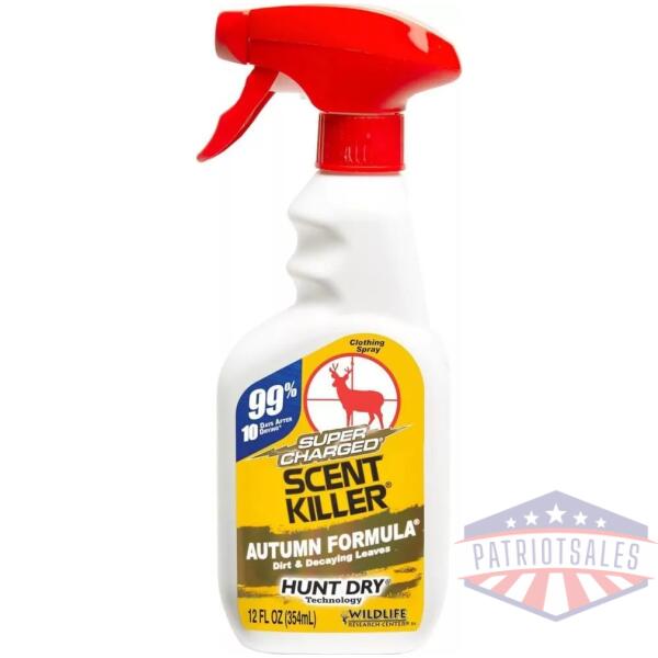 Wildlife Research Scent Killer Super Charged Autumn Formula 12 oz Spray