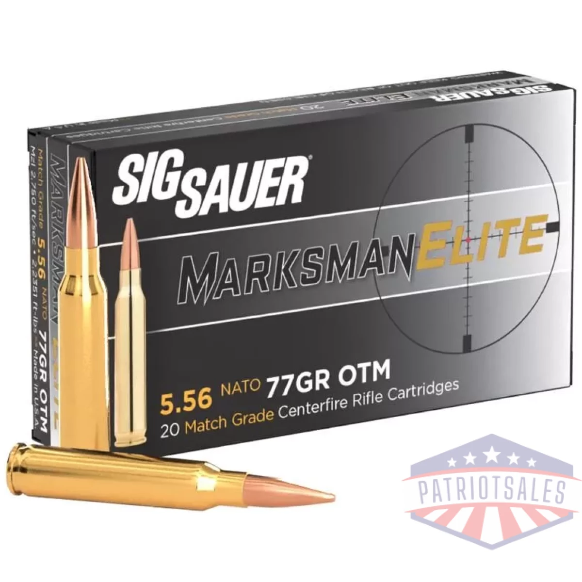 Https3a2f2fmedia. Chattanoogashooting. Com2fimages2fproduct2fxie556m4202fxie556m420-1 - sig sauer elite match rifle ammunition 5. 56mm 77gr otm 20/ct - https3a2f2fmedia. Chattanoogashooting. Com2fimages2fproduct2fxie556m4202fxie556m420 1