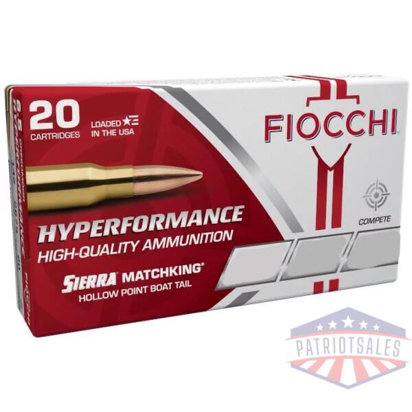Fiocchi Hyperformance Matchking Rifle Ammunition .300 Blackout 220 gr HPBT 1020 fps 25/ct