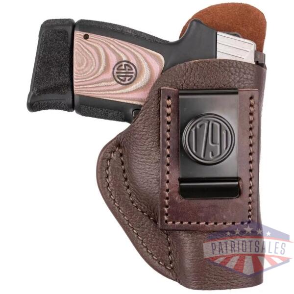 1791 Fair Chase Deer Skin IWB Holster Size 1 Brown LH
