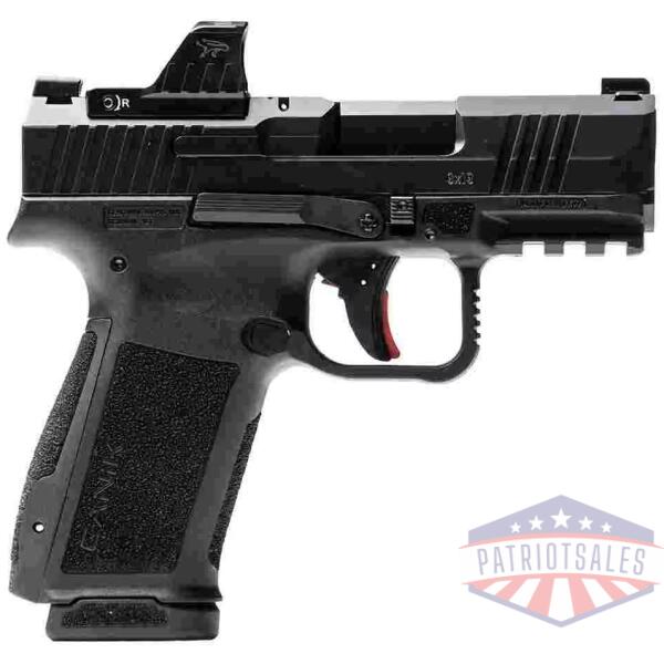 Canik Mete MC9L Handgun 9mm Luger 17rd Magazines(2) 3.18" Barrel Optic Ready Black w/MeCANiK MO1