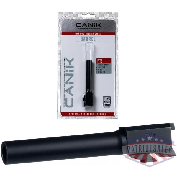 Canik Steel Drop in Barrel for Select 9mm Canik Pistols Compact Black