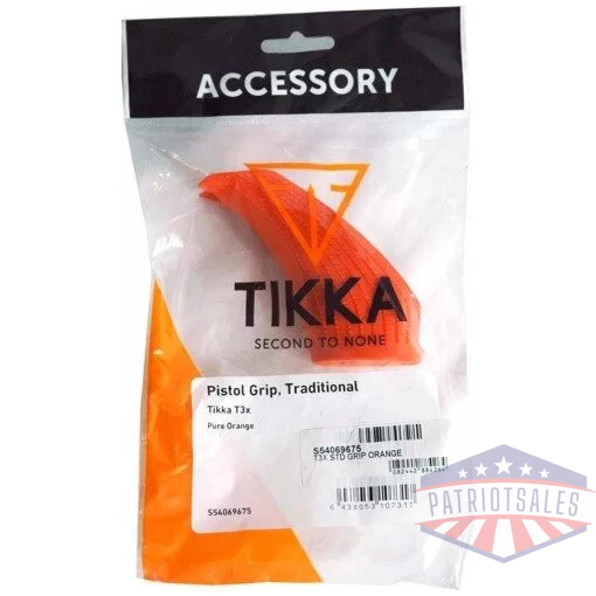 S54069675_pkg - tikka grip adapter for t3x - syn stocks standard orange - s54069675 pkg