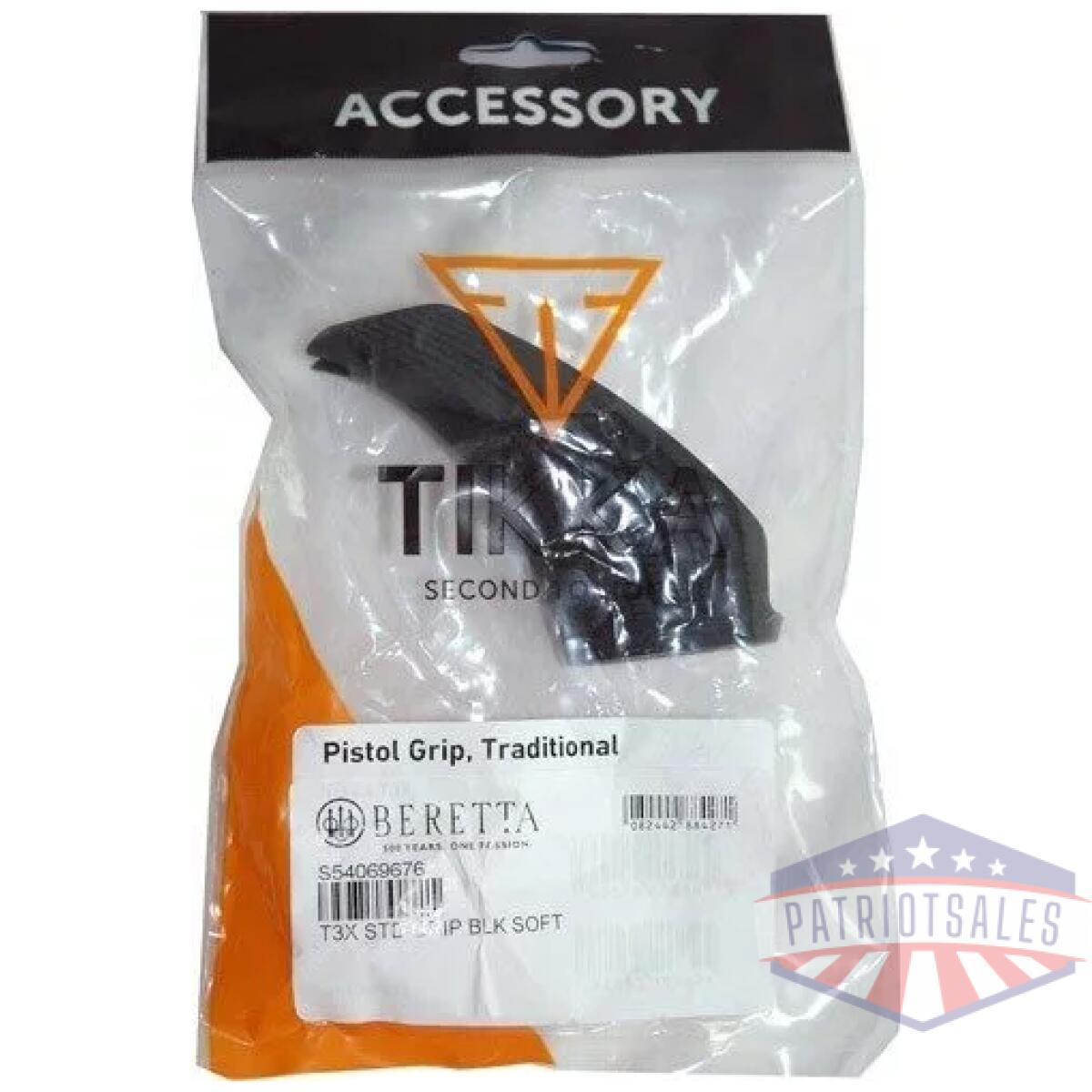 S54069676_pkg - tikka grip adapter for t3x - syn stocks std soft touch blk - s54069676 pkg