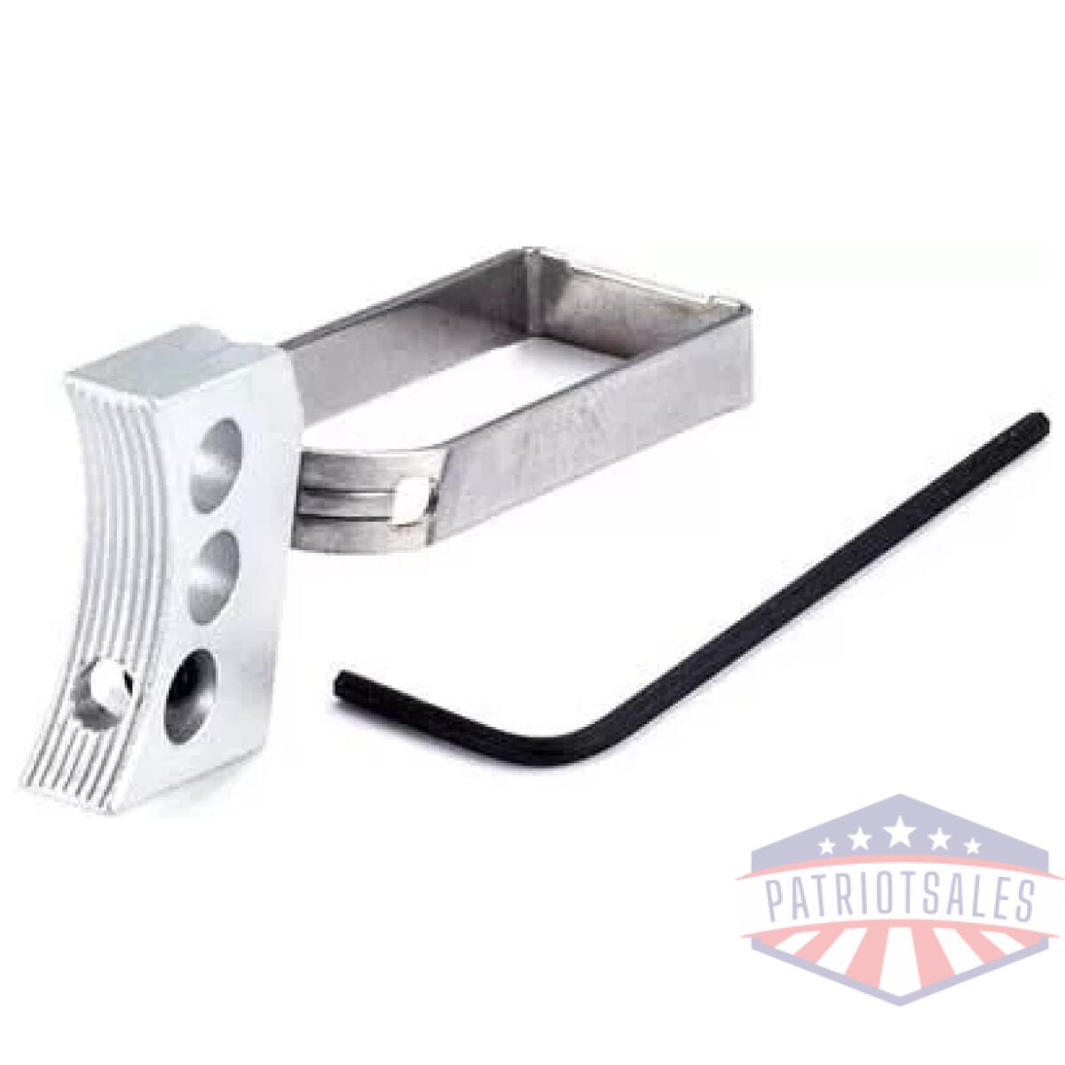 W1_left-angle - wilson trigger competition - match for 1911 silver - w1 left angle