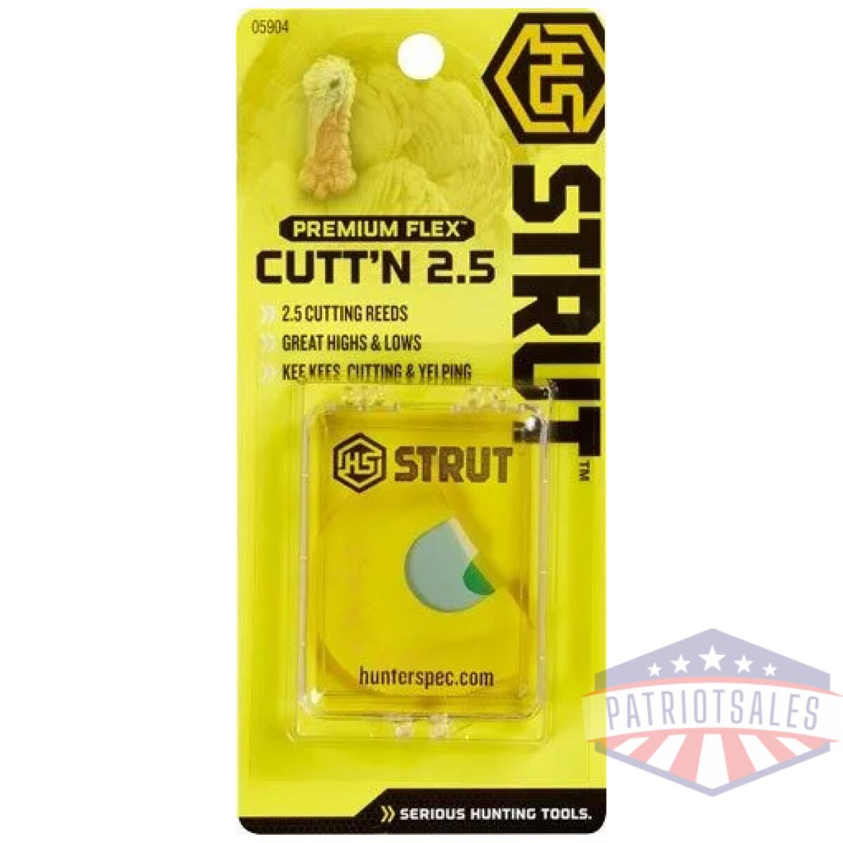 05904z_pckage - hs strut turkey call diaphragm - prem flex cutt'n 2. 5 - 05904z pckage