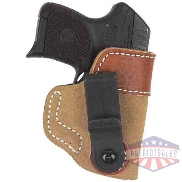 DESANTIS SOFT TUCK HOLSTER IWB - RH LEATHER KELTEC P3AT NATURAL