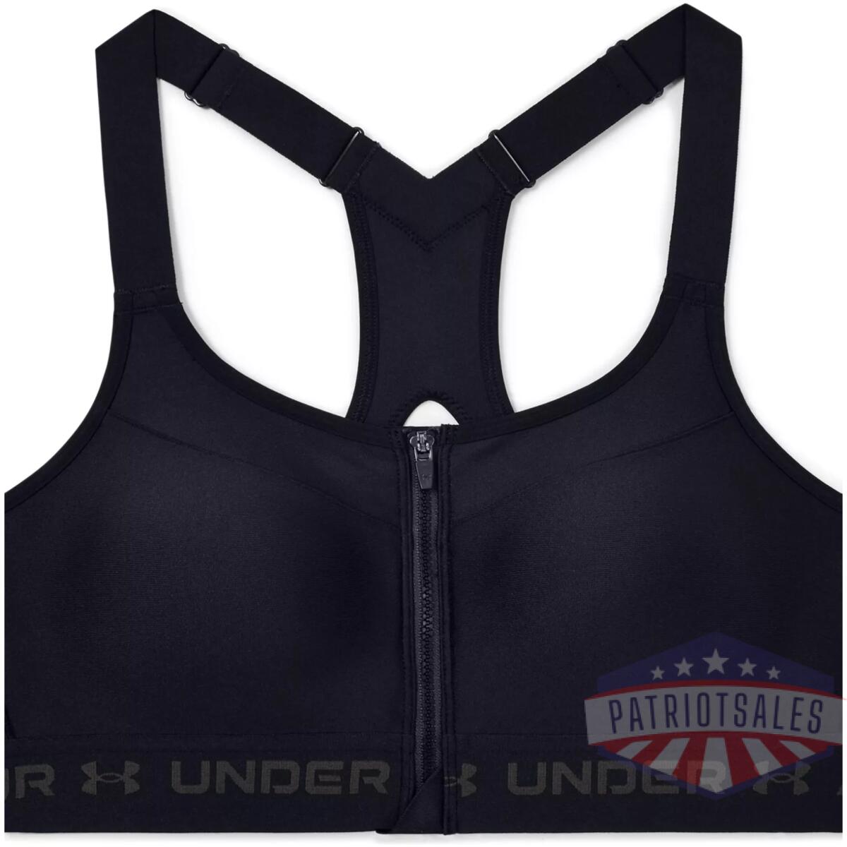 135511000132a - women's armour high crossback zip sports bra - 135511000132a