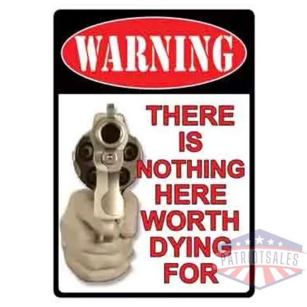 RIVERS EDGE SIGN 16" - "THERE'S NOTHING HERE"