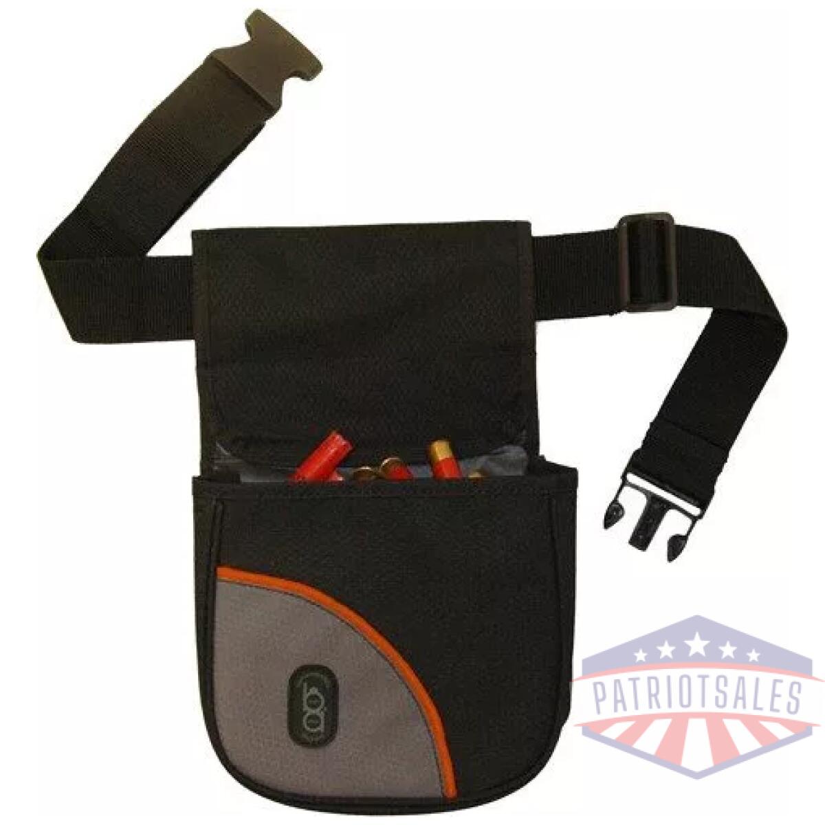22171_1 - bob allen divided pouch w/ blt - club series twin compartments - 22171 1