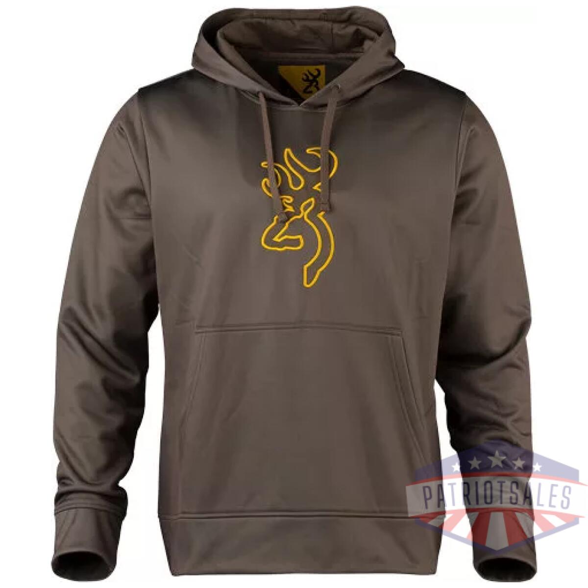 3011889805 - browning tech hoodie ls - major brown xx-large - 3011889805