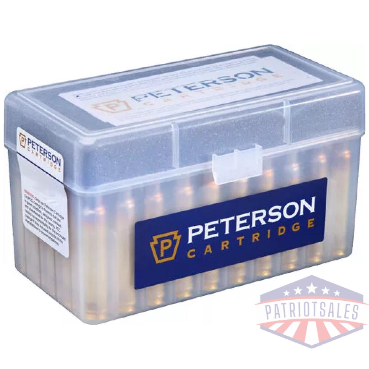 40015r - peterson unprimed cases - 300 win mag 50pack 10bx/cs - 40015r