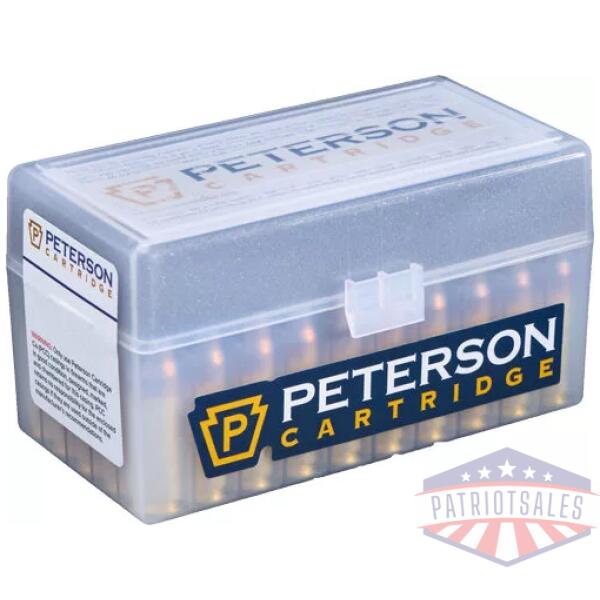 PETERSON UNPRIMED CASES - 22CM 50PACK 10BX/CS