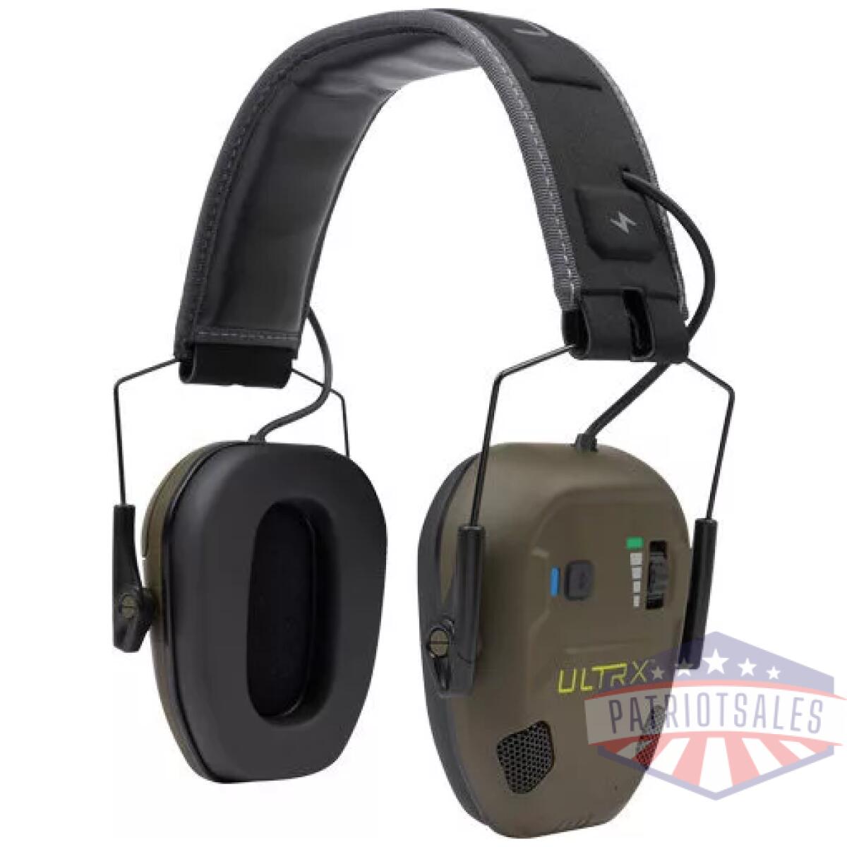 4170. Webp - ultrx bionic fuse ion e-muff - bluetooth earmuff 22db olive - 4170