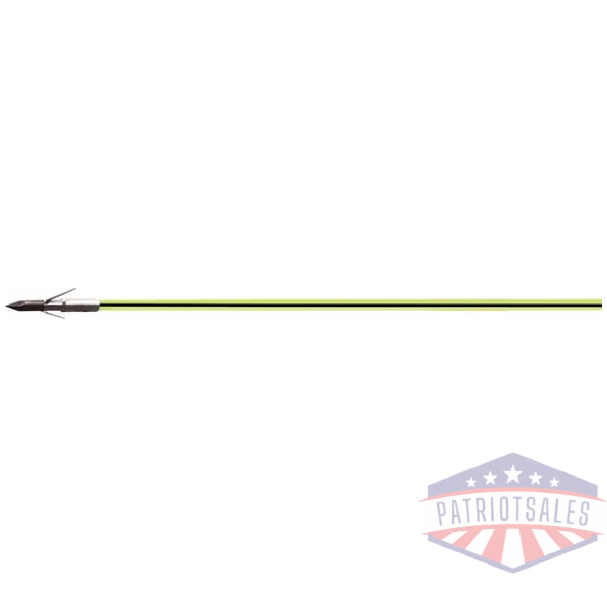 42410gn - pse bowfishing arrow fish - stick carbon w/slide & point - 42410gn