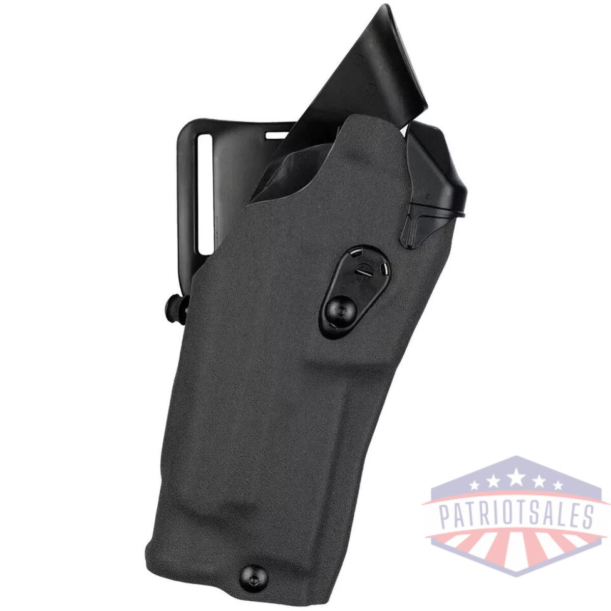 6390rds-28327-131 - model 6390rds als mid-ride level i retention duty holster for glock 19 w/ compact light - 6390rds 28327 131