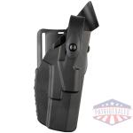Model 7280 7TS SLS Mid-Ride, Level II Retention Duty Holster for Glock 17 w/ Light