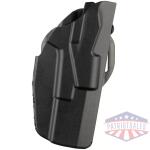 Model 7376 7TS ALS Hi-Ride Belt Slide Concealment Holster for Glock 19 w/ Compact Light
