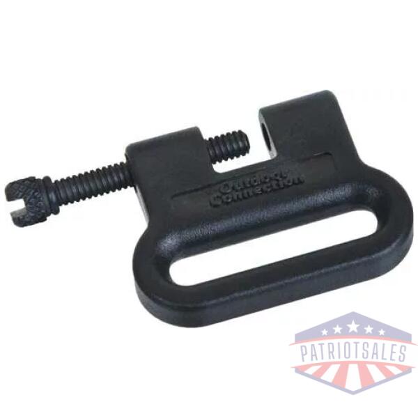 TOC BRUTE 1" SWIVELS E-Z - DETACHABLE SCREW SYNTHETIC BLK