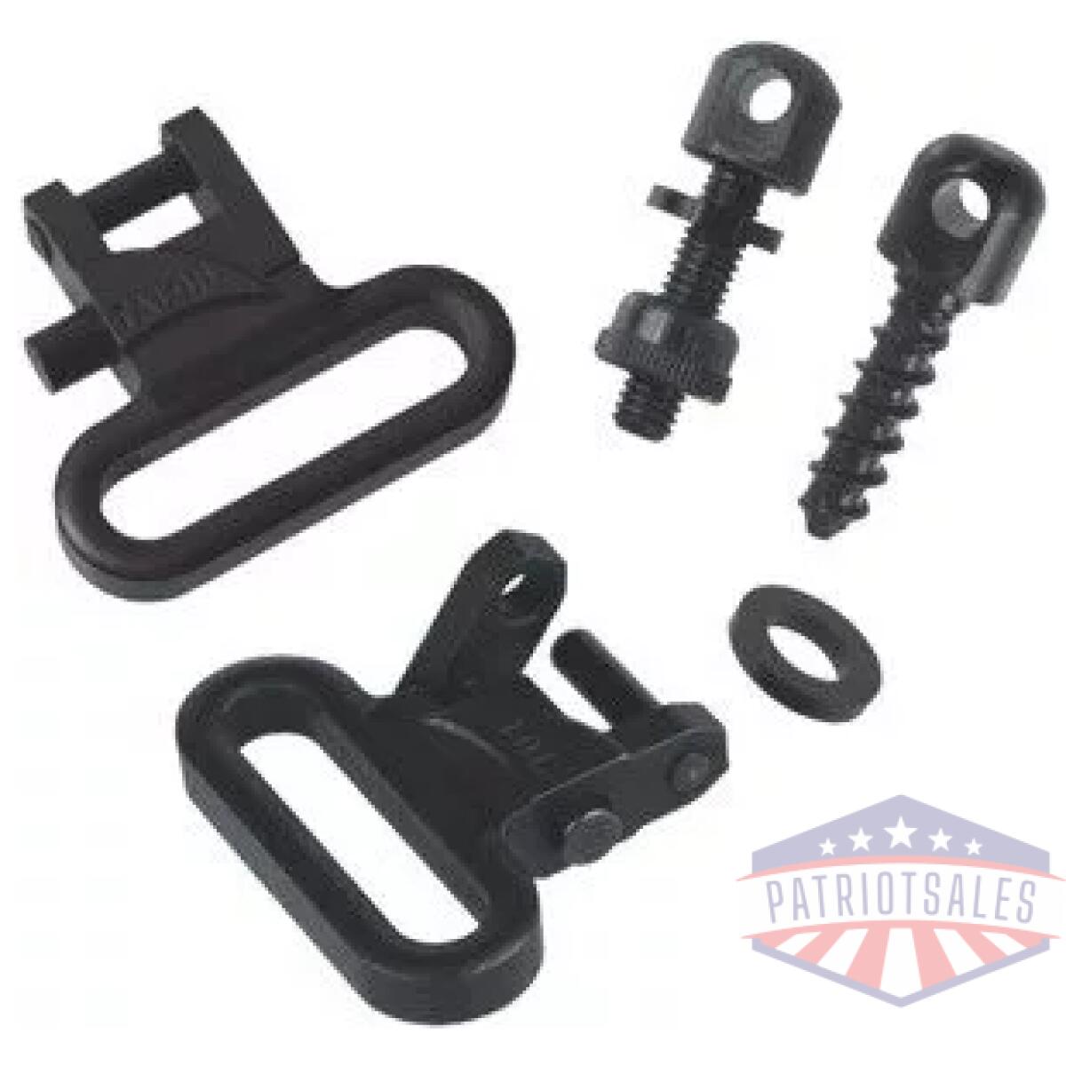 79410t. Webp - toc talon 1" swivels & screw - set quick release steel black - 79410t