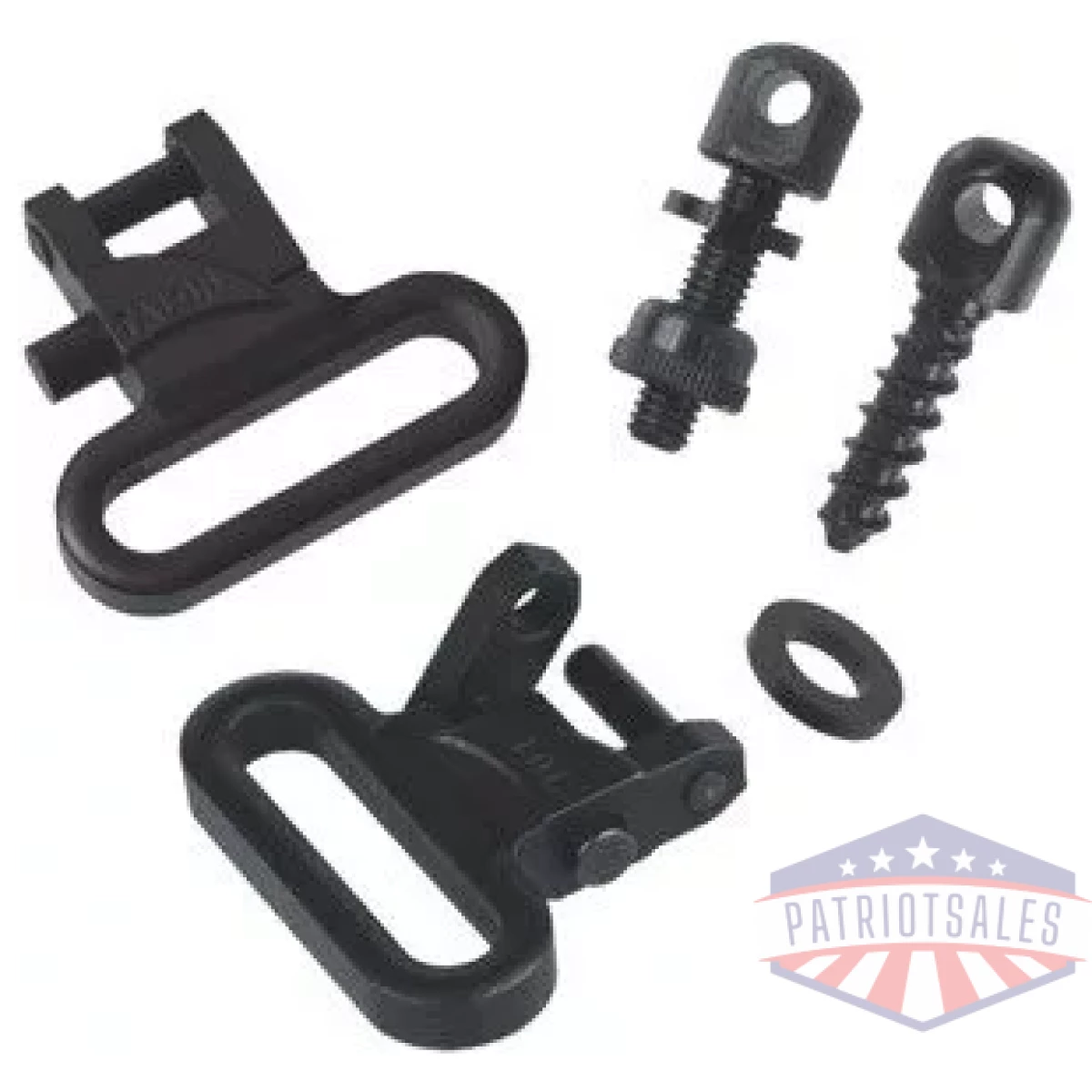 79410t. Webp - toc talon 1" swivels & screw - set quick release steel black - 79410t