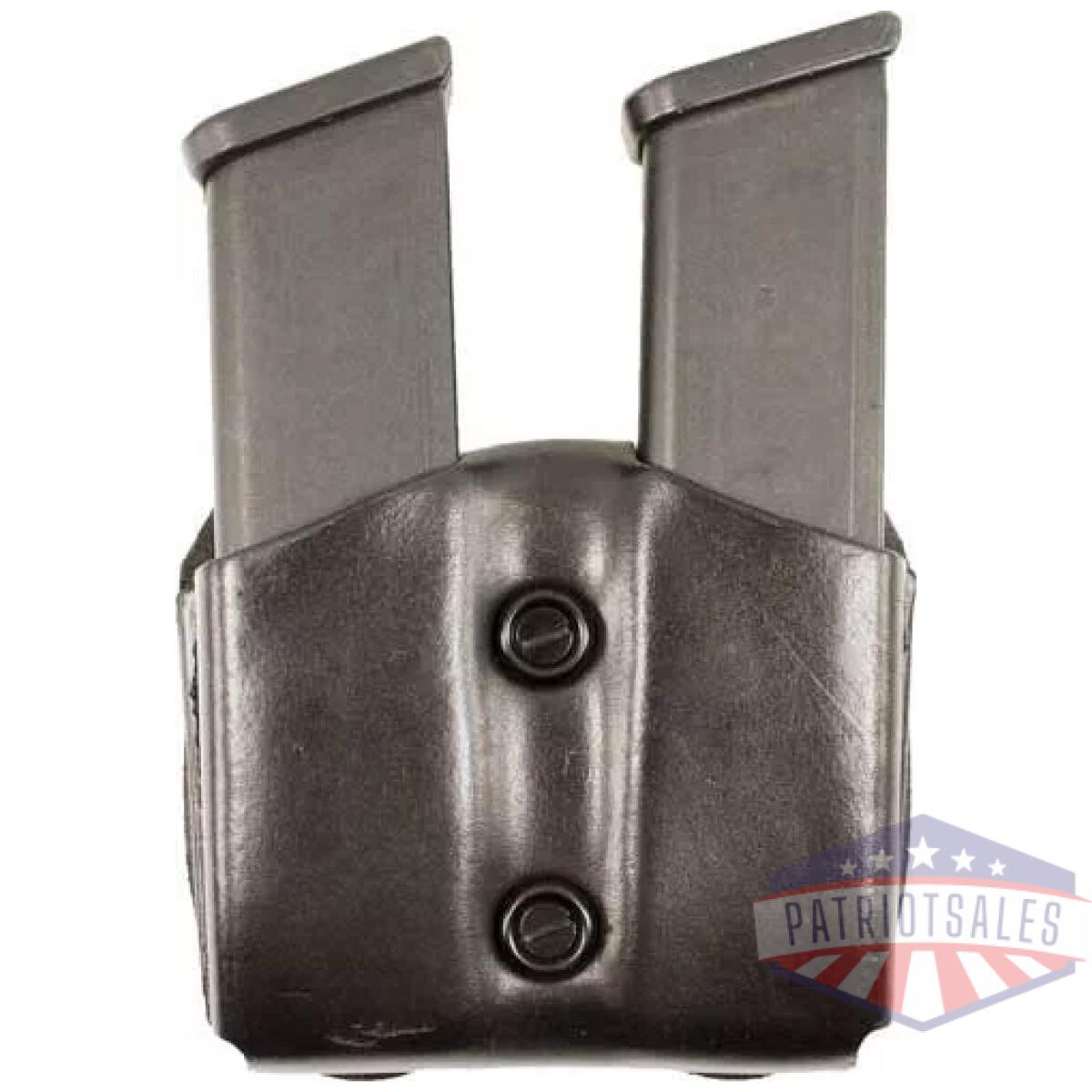 Desantis double mag pouch owb - leather sig p365 black - image 1