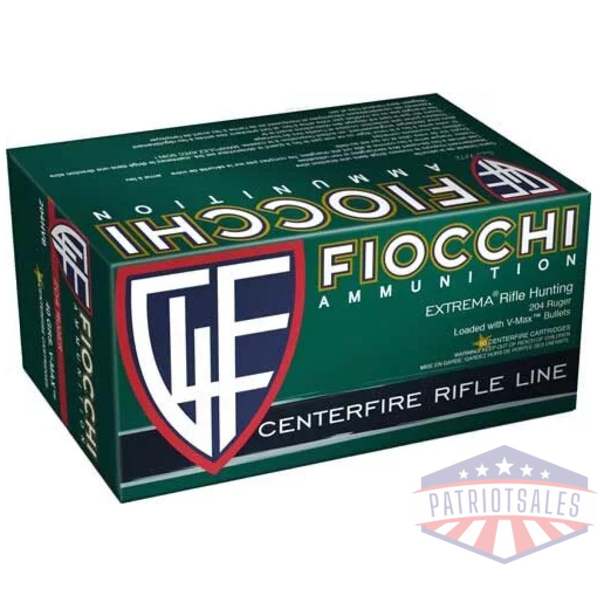 A204hvb. Webp - fiocchi 204 ruger 40gr v-max - 50rd 20bx/cs - a204hvb