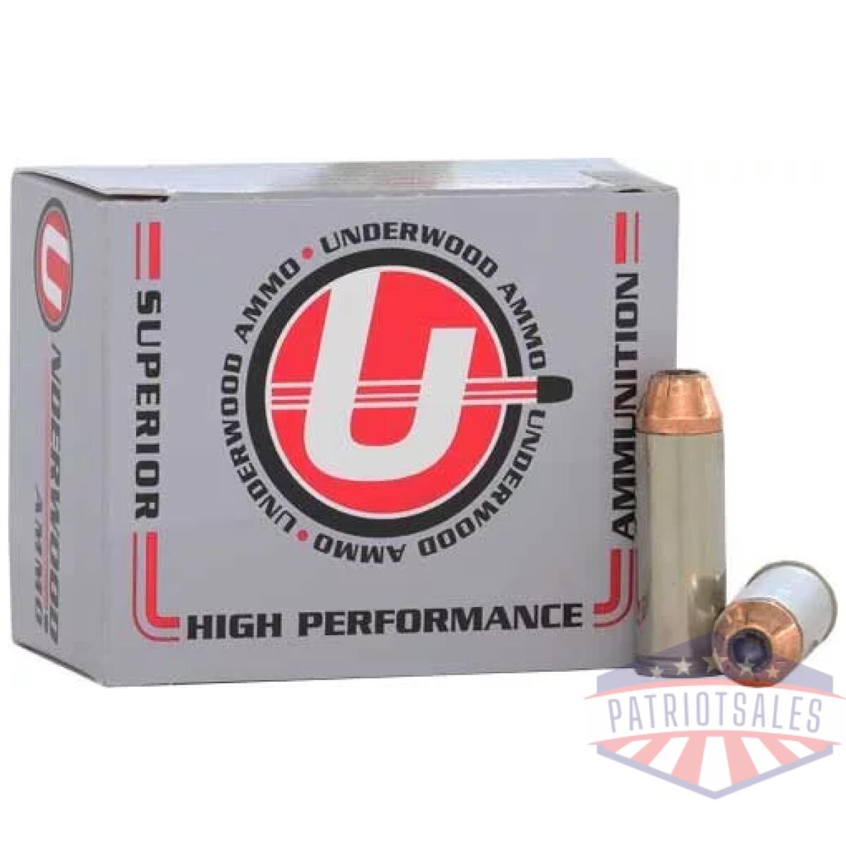A433 - underwood 45 lc 250gr - xtp jhp 20rd 10bx/cs - a433