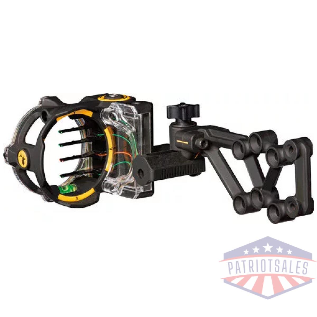 Aats0014r19 - trophy ridge bow sight react - h4 4-pin. 019 rh black - aats0014r19