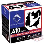 ATI GAME LOAD 410 3" 11/16OZ - #5 1200FPS 250RD CASE LOT