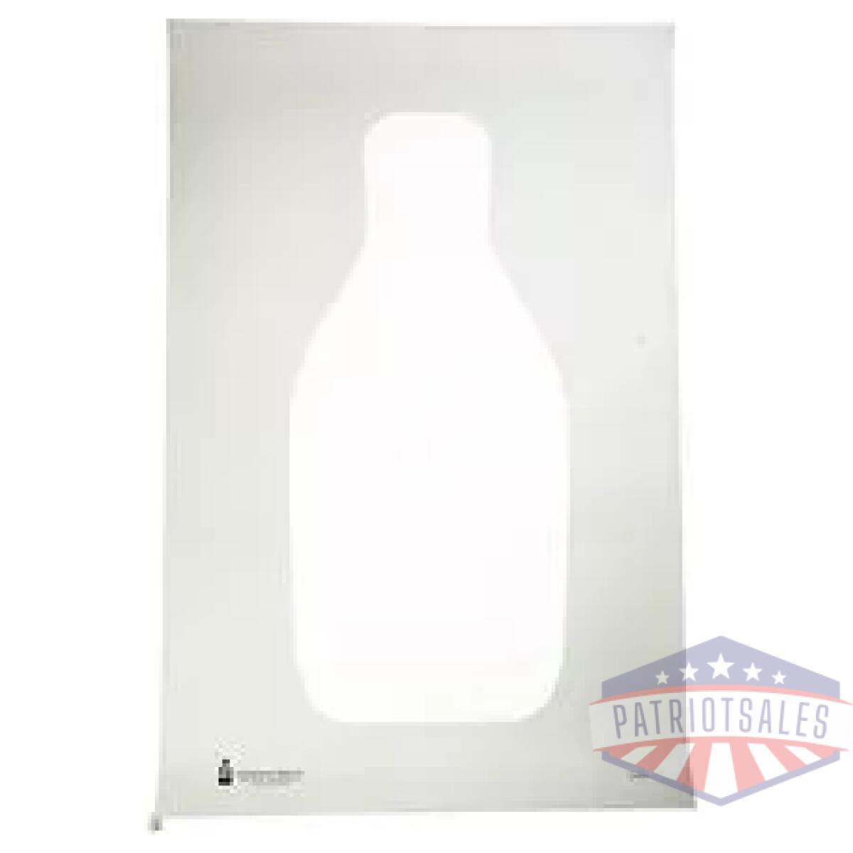 Actq-wh-100_1 - action tgt stndrd fbi/dea wht 100pk - actq wh 100 1