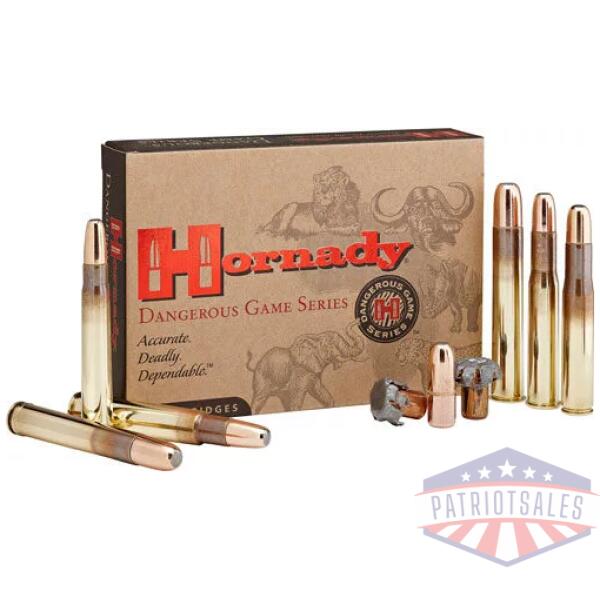 HORNADY 375 RUGER 300GR DGX - BONDED 20RD 6BX/CS
