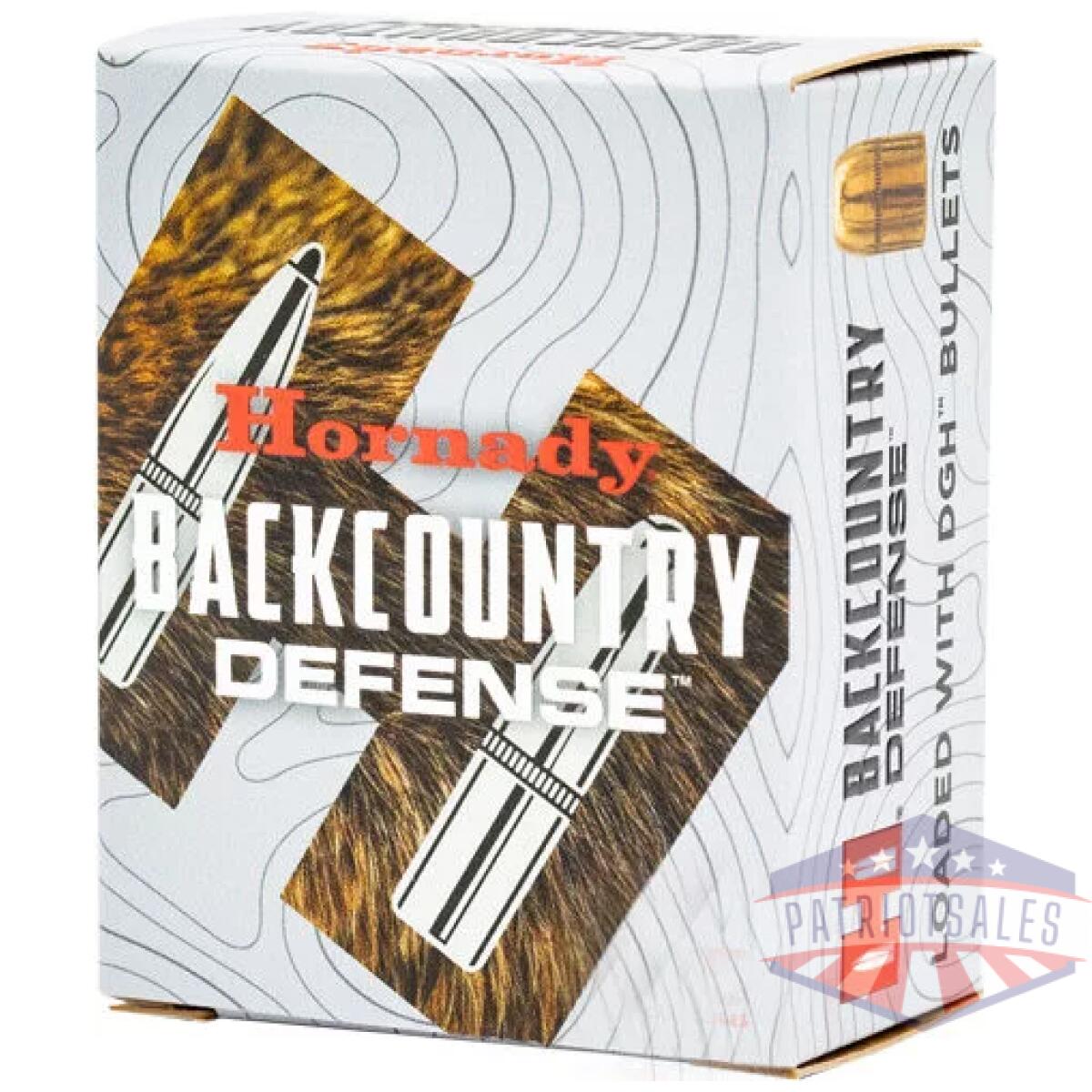 Ahdy91558 - hornady backcountry 460 s&w - 300gr dgh 20rd 10bx/cs - ahdy91558