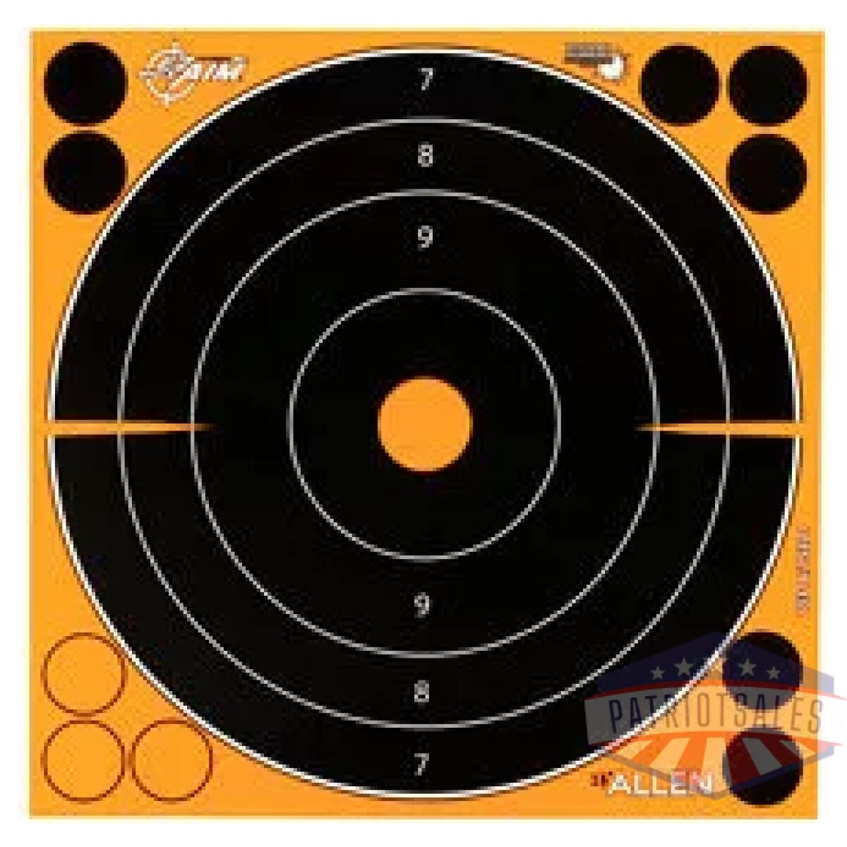 Aln15221_1 - allen ez aim 8"x8" bullseye 30pk - aln15221 1