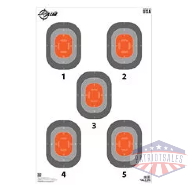 ALLEN EZAIM 5 SPOT TRGT 23X35 50PK