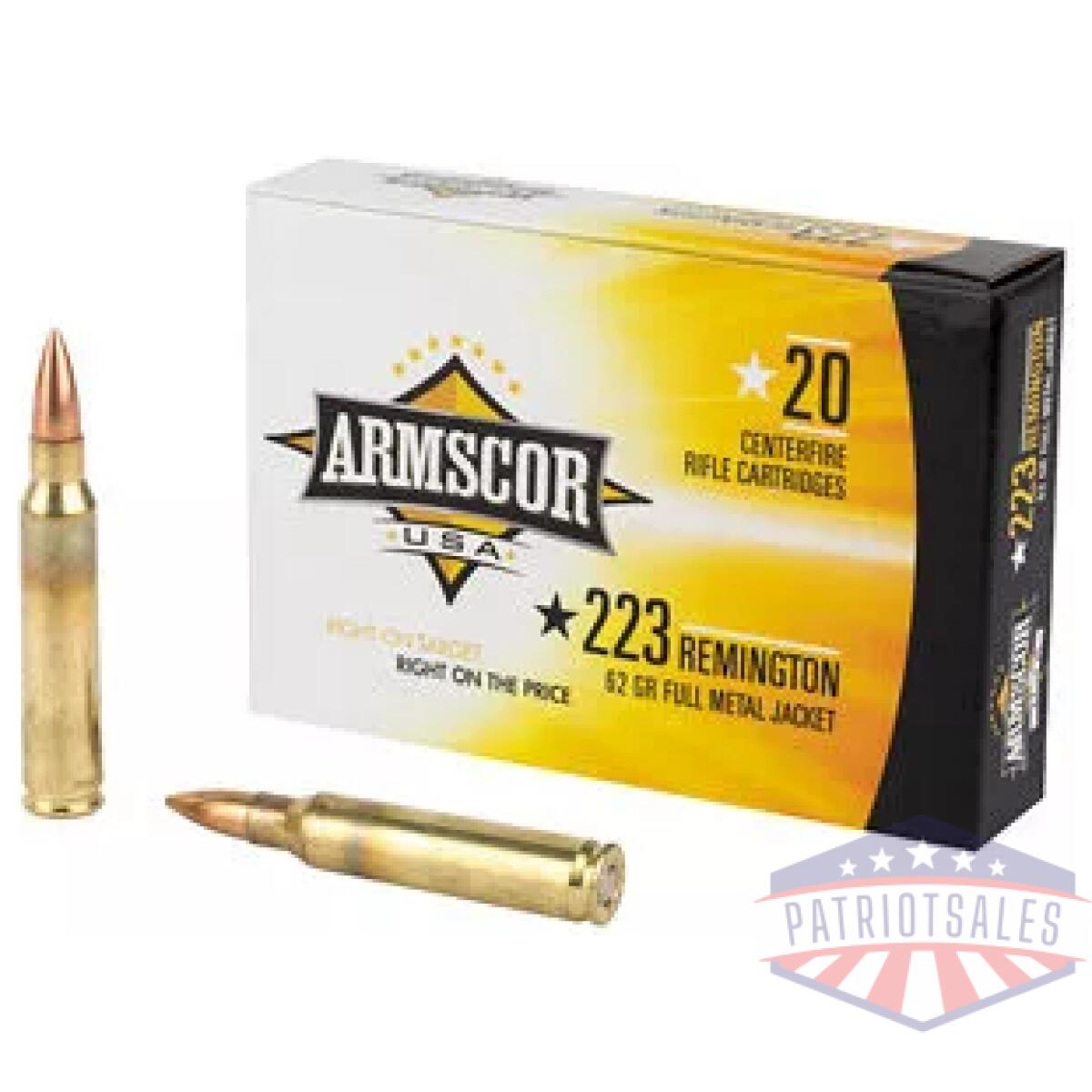 Armfac223-8n_1 - armscor 223rem 62gr fmj 20/1000 - armfac223 8n 1